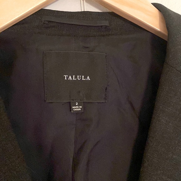 Blazer Aritzia Talula dark grey Shrunken Exeter blazer - Picture 2 of 16